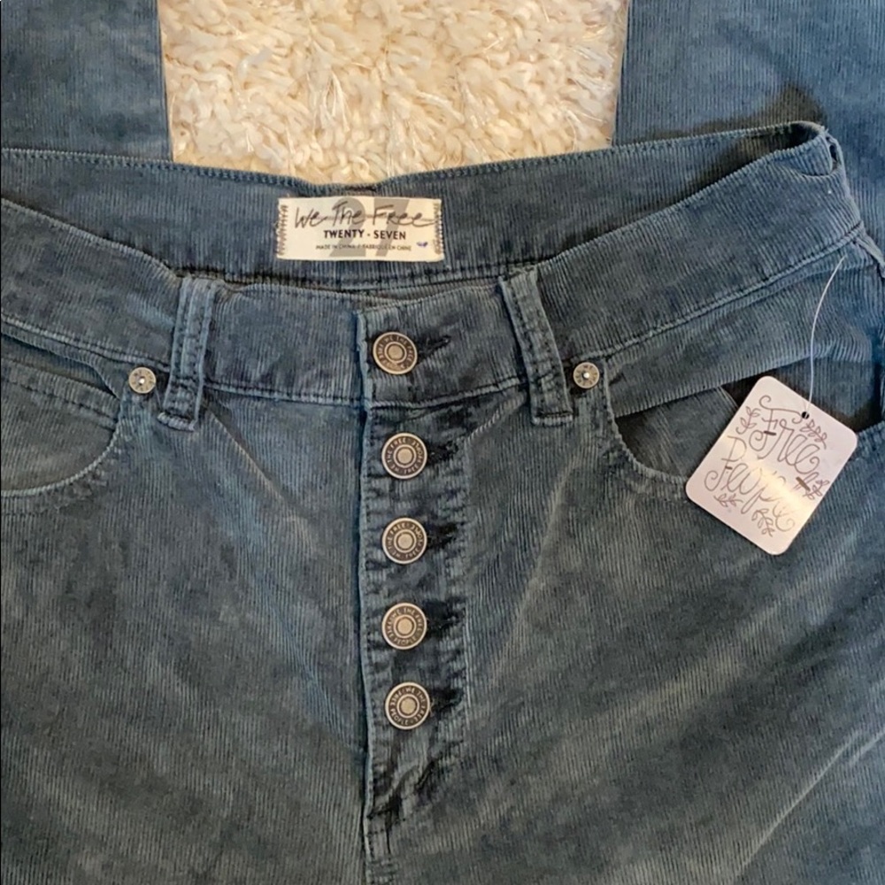 NWT Free People Sun Chaser Skinny Cord Pants 27 - Picture 11 of 13